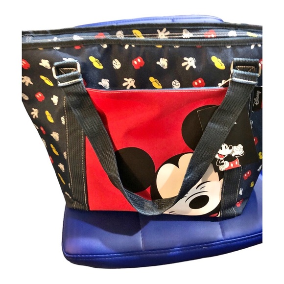 Disney Mickey Mouse 24 can water resistant insulated cooler tote bag brand‎ new - Picture 13 of 16